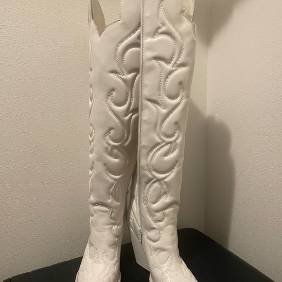 Jeffrey Campbell Knee High Cowboy Boots - Picture 4 of 6